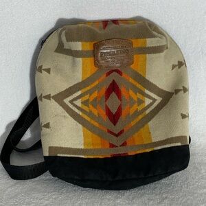 Mini Pendleton Backpack Nylon/Denim/Wool Rare USA